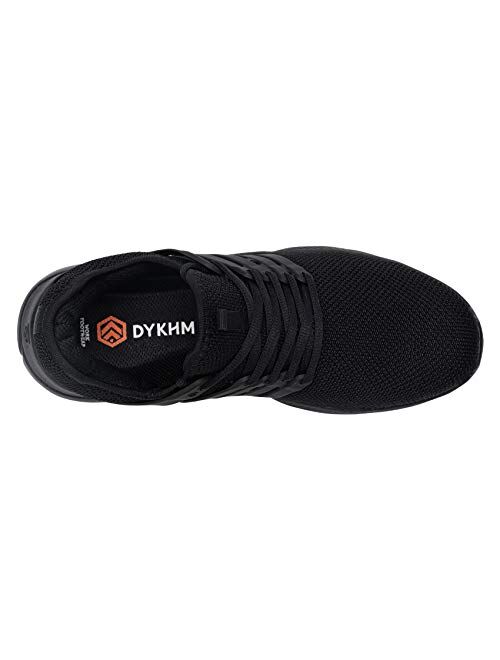 DYKHMILY Steel Toe Sneakers for Men Women Waterproof Lightweight Safety Shoes Slip Resistant Work Sneaker Breathable Puncture Proof Shoes