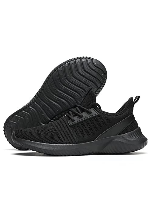 Mens Running Shoes Light Comfort Casual Sport Mesh Sneakers Work Gym Slip on Tennis Walking Cross Trainer