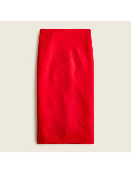 J.Crew Long No. 2 Pencil® skirt in double-serge wool