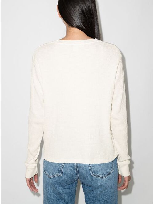 RE/DONE Thermal long-sleeve top