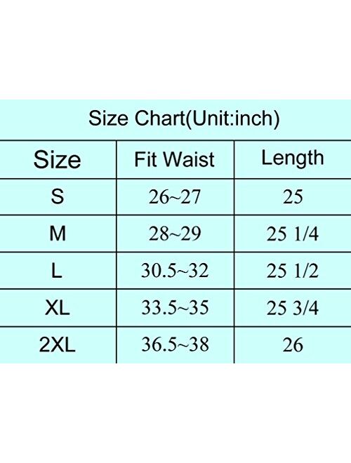 Belle Poque Women's Stretch High Waist A-Line Flared Midi Skirts with Pockets & Belts