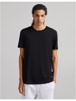 regular fit t-shirt in black