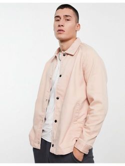 overshirt in pink