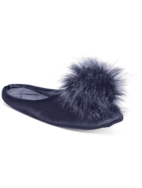 INC International Concepts Women's Pom Pom Boxed Slippers, Created for Macy's