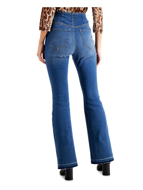 INC International Concepts Pull-On Flare Jeans, Created for Macy's
