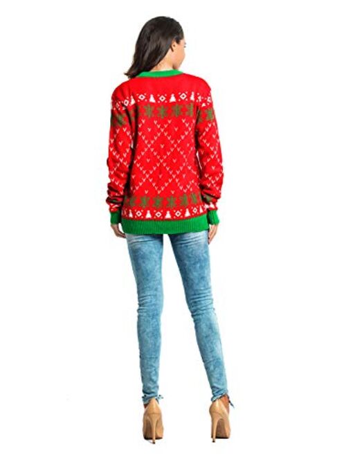 Unisex Men's Ugly Christmas Sweater Pullover HoHoHo for Home Xmas Party