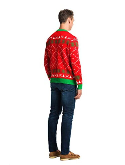 Unisex Men's Ugly Christmas Sweater Pullover HoHoHo for Home Xmas Party