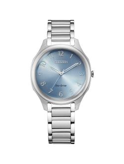 Eco-Drive Women's Silver Tone Bracelet Watch