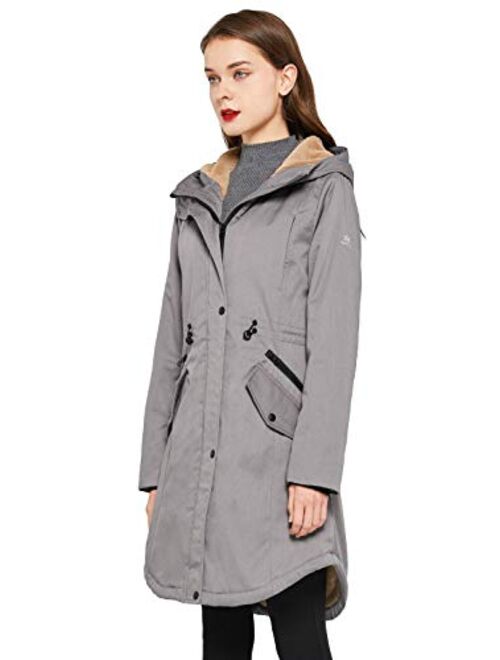 Orolay Women's Thicken Fleece Lined Parka Winter Coat Hooded Jacket with Pockets