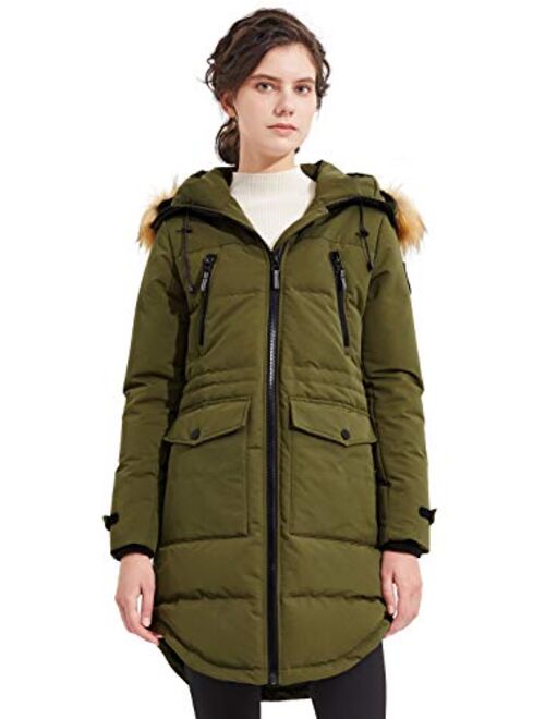 Orolay Women's Thickened Down Jacket Winter Warm Down Coat