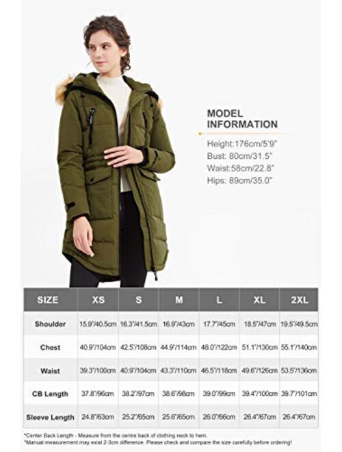 Orolay Women's Thickened Down Jacket Winter Warm Down Coat