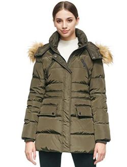 Women's Thickened Winter Bubble Down Coat Inner Vest Hooded Puffer Jacket