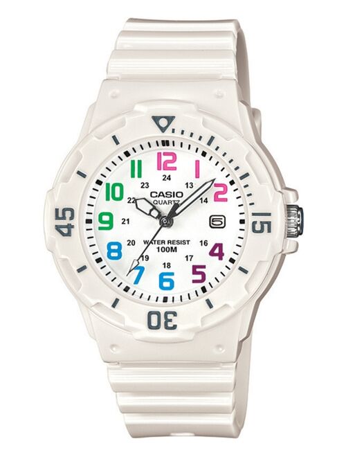 Casio Women's White Resin Strap Watch 34mm