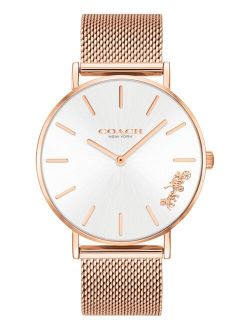 Women's Perry Rose Gold-Tone Stainless Steel Mesh Bracelet Watch 36mm
