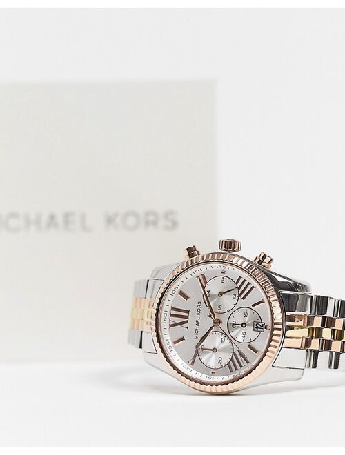 Michael Kors MK5735 Lexington bracelet watch in mixed metal