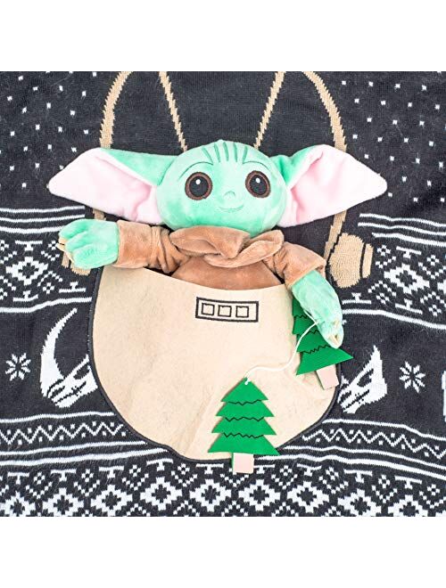 Disney Star Wars Baby Yoda The Child Forces Trees Ugly Christmas Sweater