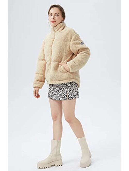 Orolay Corduroy Down Jacket Women Winter Coat Patchwork Puffer Jacket with Hood