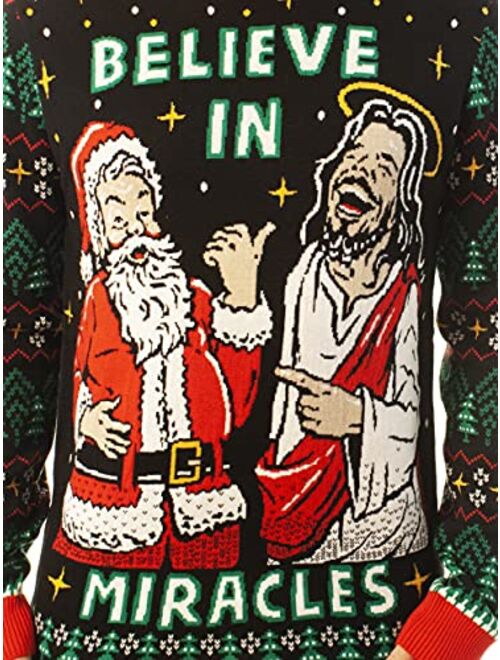 Ugly Christmas Party Unisex Ugly Christmas Sweater - Funny Jesus Sweaters