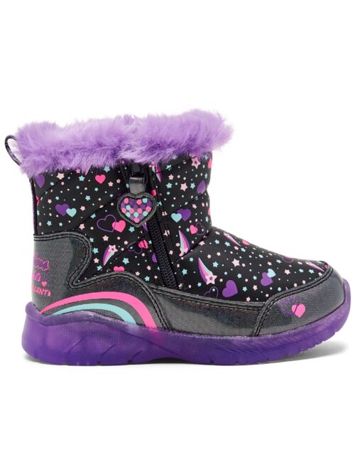 SKECHERS Toddler Girls S Lights- Illumi-Brights Light-Up Winter Boots from Finish Line