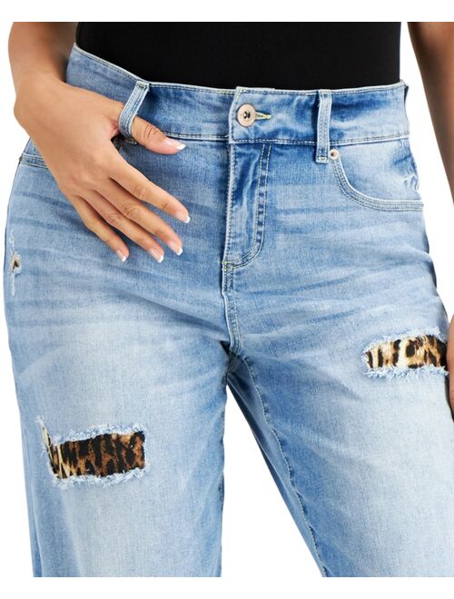 INC International Concepts Curvy Ripped Repaired Jeans, Created for Macy's