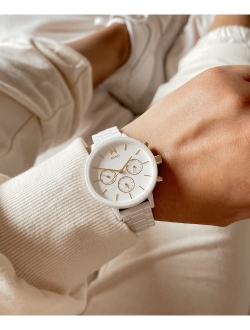 Nova White Ceramic Bracelet Watch 38mm
