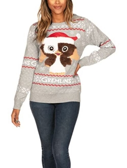 Funny Tacky Ugly Christmas Sweaters for Women with Loud Embellishments for Holiday Parties