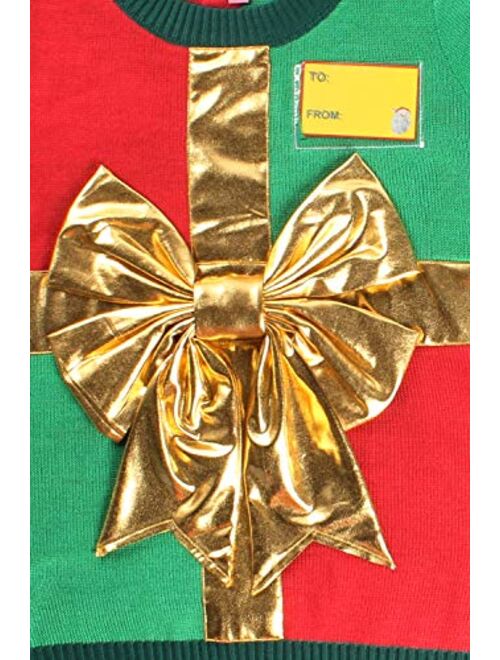 Tipsy Elves Funny Tacky Ugly Christmas Sweaters for Women with Loud Embellishments for Holiday Parties