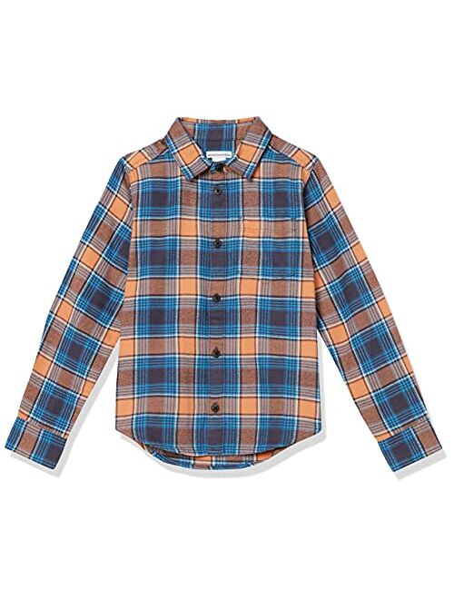 Amazon Essentials Boys' Little Flannel Shirt