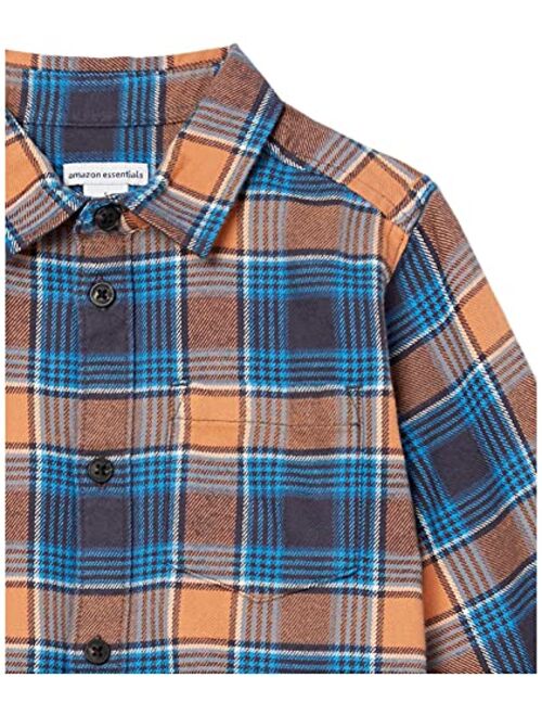 Amazon Essentials Boys' Little Flannel Shirt