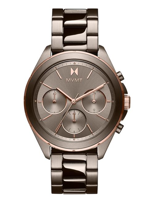 MVMT Women's Chronograph Getaway Taupe-Tone Bracelet Watch 38mm
