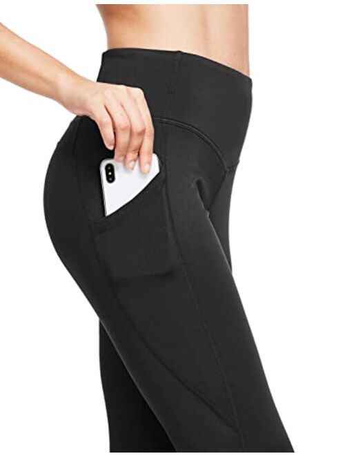 BALEAF Women's Fleece Lined Winter Leggings Thermal Yoga Pants Inner Pocket