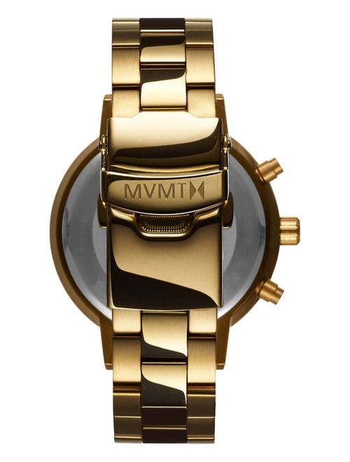 MVMT Women's Nova Solis Gold-Tone Stainless Steel Bracelet Watch 38mm