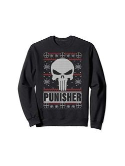 Punisher Skull Ugly Christmas Sweater Sweatshirt