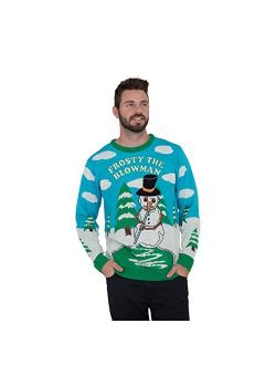 Frosty The Blowman Snowman Ugly Christmas Sweater