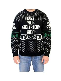 Home Alone Buzz Your Girlfriend Woof Ugly Christmas Sweater