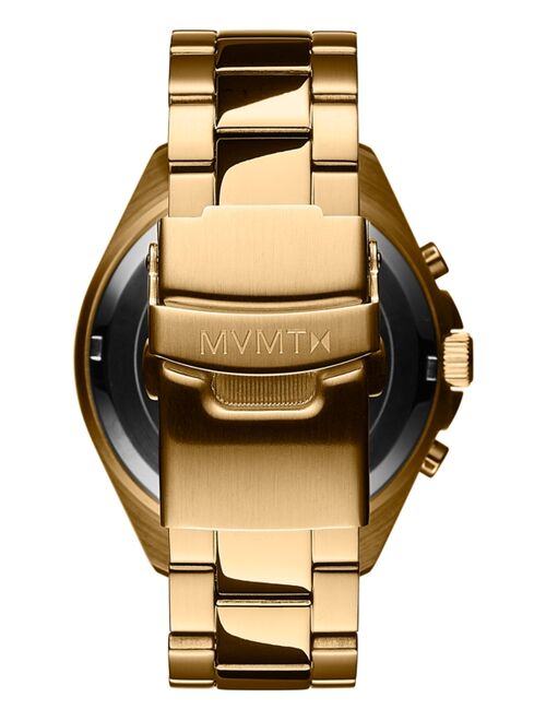 MVMT Women's Chronograph Getaway Gold-Tone Bracelet Watch 38mm