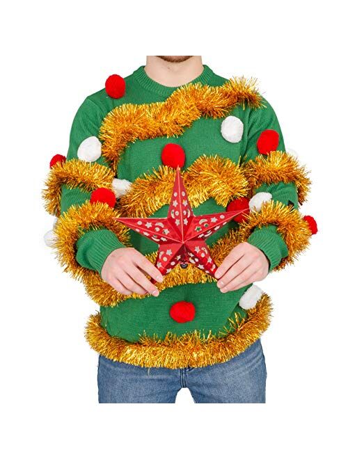 Tinsel Tree Ugly Christmas Sweater