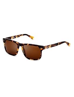 Reveler | Polarized Rectangular Men's Sunglasses | 57 mm