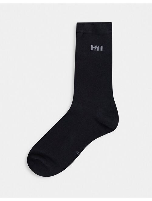 Helly Hansen Everyday cotton 3 pack sock in black