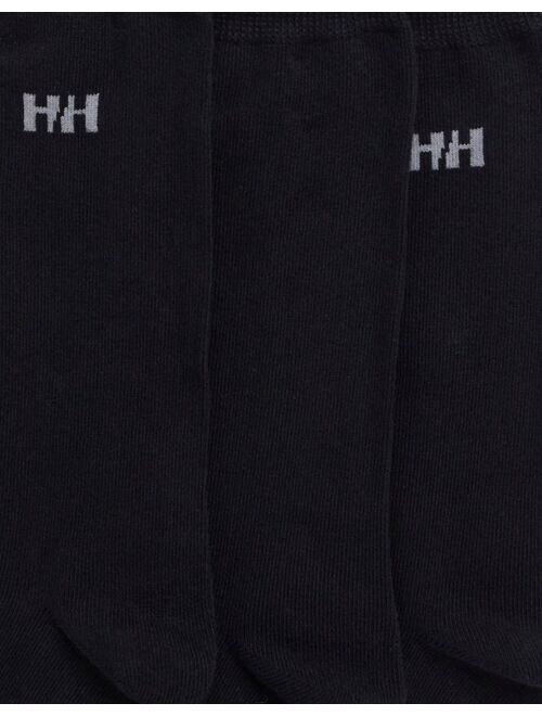 Helly Hansen Everyday cotton 3 pack sock in black