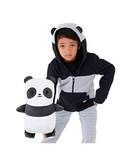 Cubcoats Kids Transforming 2 in 1 Hoodie Sweater Jacket and Soft Character Plushie