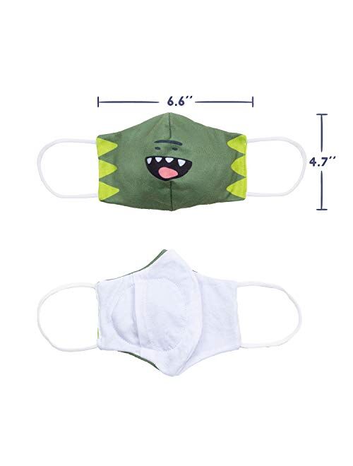 Cubcoats Kids Convertible 2-in-1 Face Mask and Wrist Band
