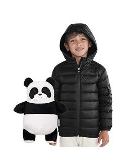 Cubcoats Papo The Panda 2 in 1 Transforming Down Jacket Hoodie & Soft Plushie