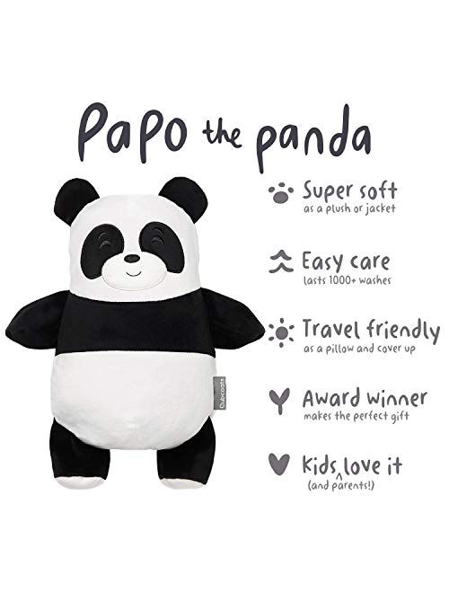 Cubcoats Papo The Panda 2 in 1 Transforming Down Jacket Hoodie & Soft Plushie
