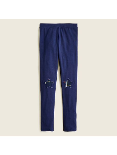 J.Crew Girls' everyday leggings with knee patches