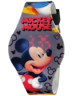 Kids' MCH3401 Mickey Mouse Digital Display Analog Quartz Grey Watch