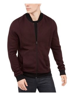 Men's Zip-Front Sweater Jacket, Created for Macy's