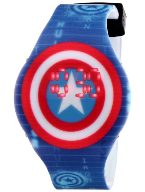 Marvel The Avengers Kids' CTA3119 "Captain America" Digital Display Watch
