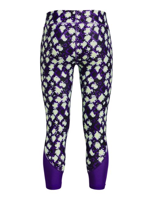 Under Armour Big Girls Armour Printed Ankle Crop Leggings