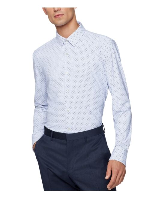 Hugo Boss BOSS Men's Slim-Fit Printed Jersey Shirt